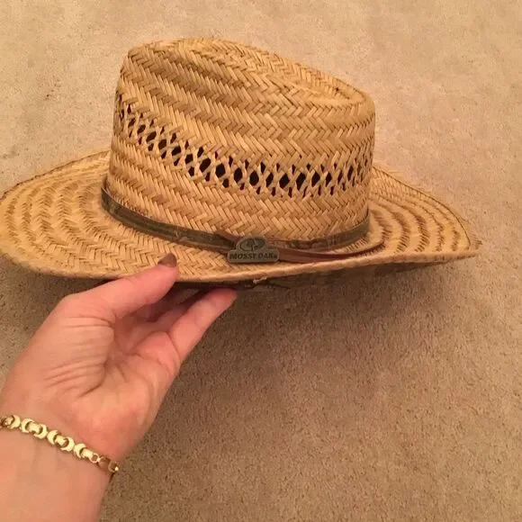 Mossy Oak Straw Camo Hat - Picture 4 of 9